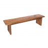 Qualita Piana Oak Bench (with full wooden legs)
