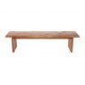 Qualita Piana Oak Bench (with full wooden legs)