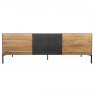 Qualita Orthello Oak 3 Door TV Unit