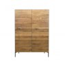 Qualita Orthello Oak 4 Door Highboard