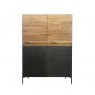 Qualita Orthello Oak 4 Door Highboard