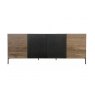 Qualita Orthello Walnut 4 Door Sideboard