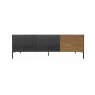 Qualita Orthello Walnut 3 Door TV Unit