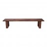Qualita Piana Walnut Bench (with U-shape wooden legs 4x10cm)