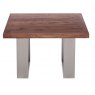 Qualita Piana Walnut Coffee Table (with U-shape metal legs 4x10cm)