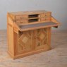 Vintage Wellbeck Campaign Desk with Marble Inlay