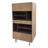 Qualita Korgen Oak Large Bookcase