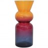 Elise Tropical Sunset Ombre Glass Vase