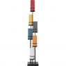 Sixt Floor Lamp with Multicoloured Shades