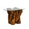 Taylors Woodland Teak Root Oval Side Table