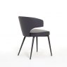 Peressini Wing Dining Chair with Metal Legs (base 04)