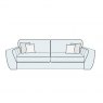 Alpha Designs Celeste 2.5 Seater Sofa