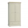 TCH Furniture Cromwell 2 Door Wardrobe with 1 Drawer