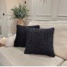 Malini Dunand Charcoal 17' Cushion