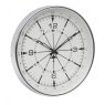 Libra Nickel Aviator Wall Clock