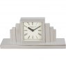 Libra Plaza Nickel Mantel Clock