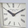 Libra Plaza Nickel Mantel Clock