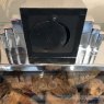 Libra Plaza Nickel Mantel Clock