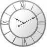 Libra Grey Frame Beaded Mirror Wall Clock