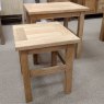 Qualita Laura Ashley Milton Oak Nest of 2 Tables