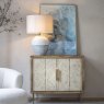 Libra Skyline Large Grey & Cream Table Lamp