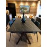 Qualita ALABASTAR Stone Noir Desir Dining Table
