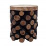 Bluebone Pineapple Teak Stool
