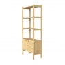 Qualita Hazlemere 2 Door Single Bookcase
