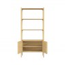 Qualita Hazlemere 2 Door Single Bookcase