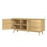 Qualita Hazlemere 2 Door 3 Drawer Sideboard