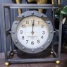 Metal Frame Mantel Clock