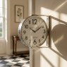 George & Co Nickel Wall Station Clock