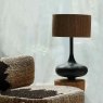 Burnt Black Table Lamp