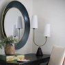 Twin Shaded Marble Table Lamp