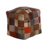 Bean Bag Cube (in leather & wool)