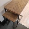 Bluebone Chevron Nest of 2 Supper Tables