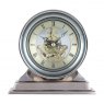 Libra Cooper Nickel Mantel Clock
