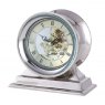 Libra Cooper Nickel Mantel Clock