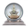 Libra Cooper Nickel Mantel Clock