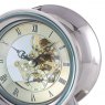 Libra Cooper Nickel Mantel Clock