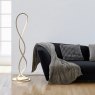 CASA Weave Champagne Floor Lamp